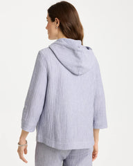 Chico's Outlet - Zenergy® Striped Gauze Jacket