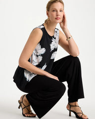 Chico's Online - Travelers™ Knit Abstract Floral Swing Tank