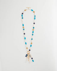 Chico's On Sale - Convertible Turquoise Fish Charm Necklace