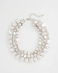 Chico's US - Chunky Silver Multi-Strand Necklace