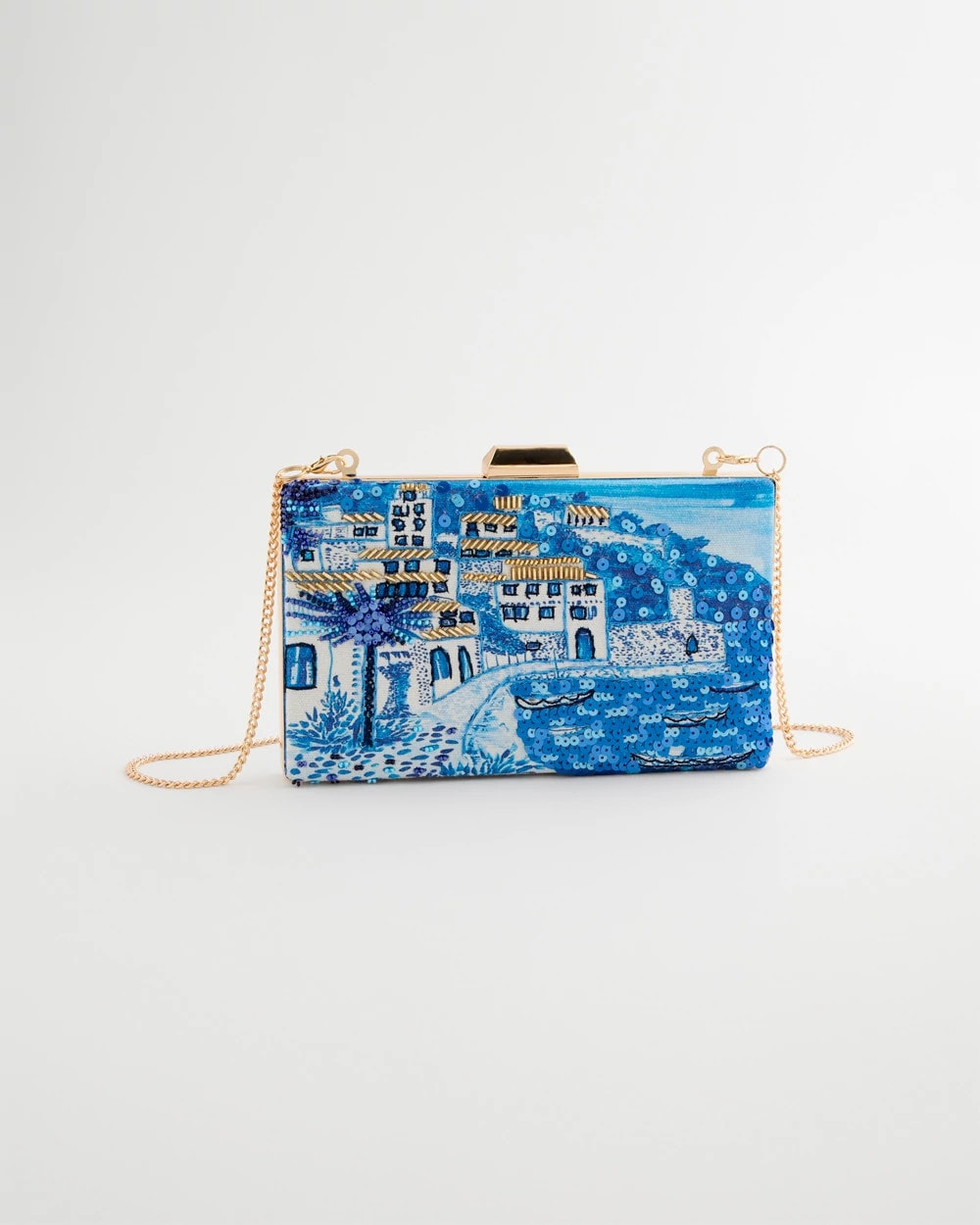 Chico's Sale - Embellished Scenic Clutch