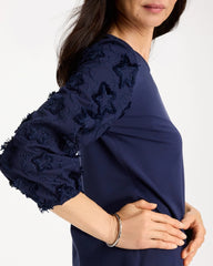 Chico's For Sale - Star Cutout 3/4 Sleeved Tee
