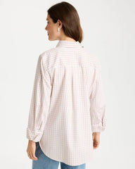 Chico's For Sale - No Iron™ Stretch Neutral Gingham Shirt