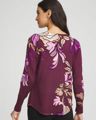 Chico's Outlet - Ella V-Neck Artisanal Pullover Sweater