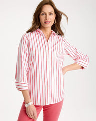 Chico's Discount - No Iron™ Stretch Striped Shirt