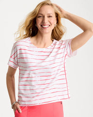 Chico's Sale - Zenergy® UPF Striped Dolman Tee