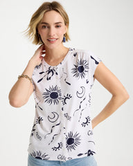 Chico's Outlet - La Playa Refined Button Tee