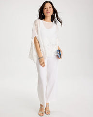 Chico's Online - Crochet Lace Hem Poncho