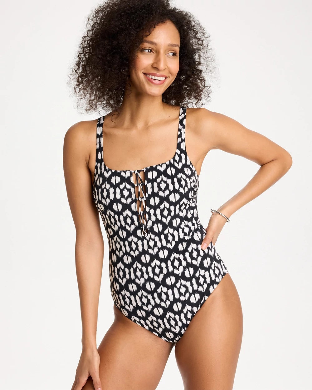 Chico's For Sale - Gottex Mantra Square Neck One Piece Swimsuit