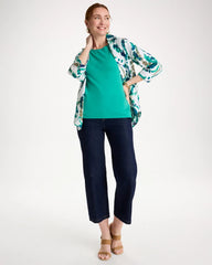 Chico's Outlet - Pima Elbow Sleeve Tee