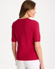 Chico's Sale - Ella Short-Sleeve Sweater