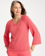 Chico's On Sale - Cotton-Blend Pullover Sweater