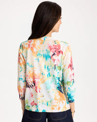 Chico's US - Printed Summer Romance Cardigan