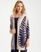 Chico's Online - Long Leaf Print Summer Romance Cardigan