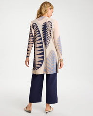 Chico's Online - Long Leaf Print Summer Romance Cardigan