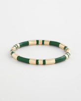 Chico's / Green Enamel Hinge Bangle