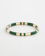 Chico's / Green Enamel Hinge Bangle