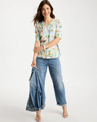 Chico's US - Limoni Dolci Cotton Slub V-Neck Tee