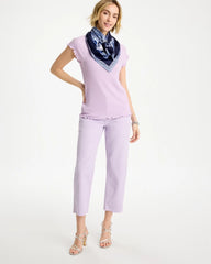 Chico's Sale - Textured Knit Lettuce Raglan Tee
