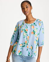 Chico's Discount - Cotton Voile Printed Blouse