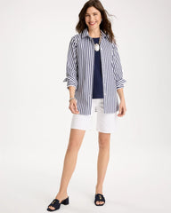 Chico's Sale - No Iron™ Stretch Striped Shirt