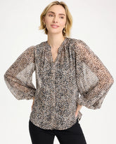 Chico's Online - Georgette Printed Squares Blouse