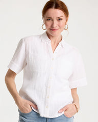 Chico's / Cotton Gauze Camp Shirt