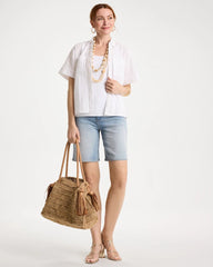 Chico's / Cotton Gauze Camp Shirt