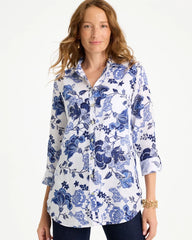 Chico's / No Iron™ Linen Bloom Shirt