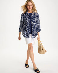 Chico's Sale - Printed No Iron Stretch Shirt