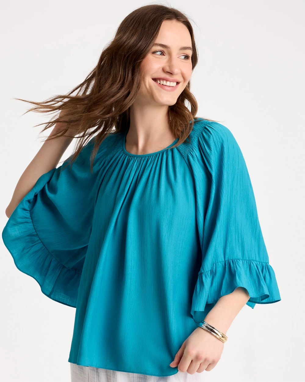 Chico's / Georgette Swing Blouse