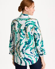 Chico's Sale - No Iron™ Athena Dye Linen Shirt