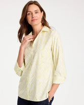 Chico's On Sale - Chevron No Iron Stretch Shirt