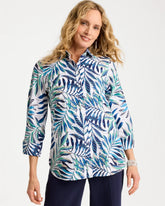 Chico's For Sale - Palm No Iron Stretch Shirt
