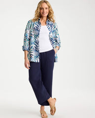 Chico's For Sale - Palm No Iron Stretch Shirt