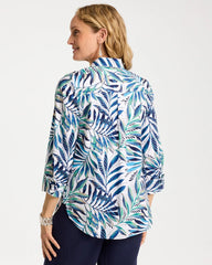Chico's For Sale - Palm No Iron Stretch Shirt