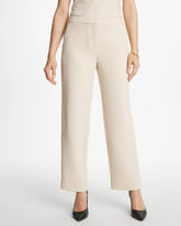Chico's / Textured Straight Tapered Ankle Pants