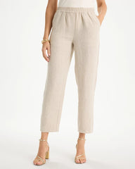 Chico's Online - Linen Straight Tapered Ankle Pants