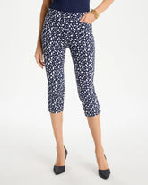 Chico's / Brigitte™ Slim Printed Pull-On Capri Pant