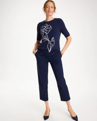 Chico's Discount - Relaxed Boyfriend Chino Crop Pants