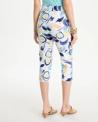 Chico's Online - Brigitte™ Slim Handpainted Pull-On Capri