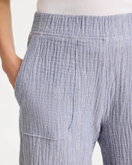 Chico's / Zenergy® Striped Gauze Cropped Pants