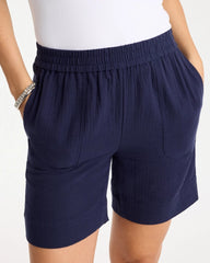 Chico's US - Gauze Cotton Shorts