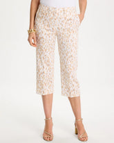 Chico's Sale - Animal Print Emme Sateen Straight Capri Pants