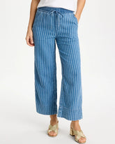 Chico's Online - Gauze Striped Wide Crop Jean