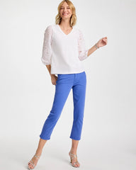 Chico's Sale - Girlfriend Slim Cropped Jeans