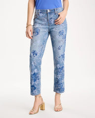 Chico's On Sale - Embellished Girlfriend Crop Jean