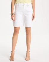 Chico's Online - Girlfriend Slim White Jean Shorts