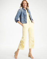 Chico's For Sale - Trouser Cutwork Crop Jeans
