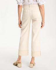 Chico's Outlet - Pintuck Cuffed Cropped Jeans